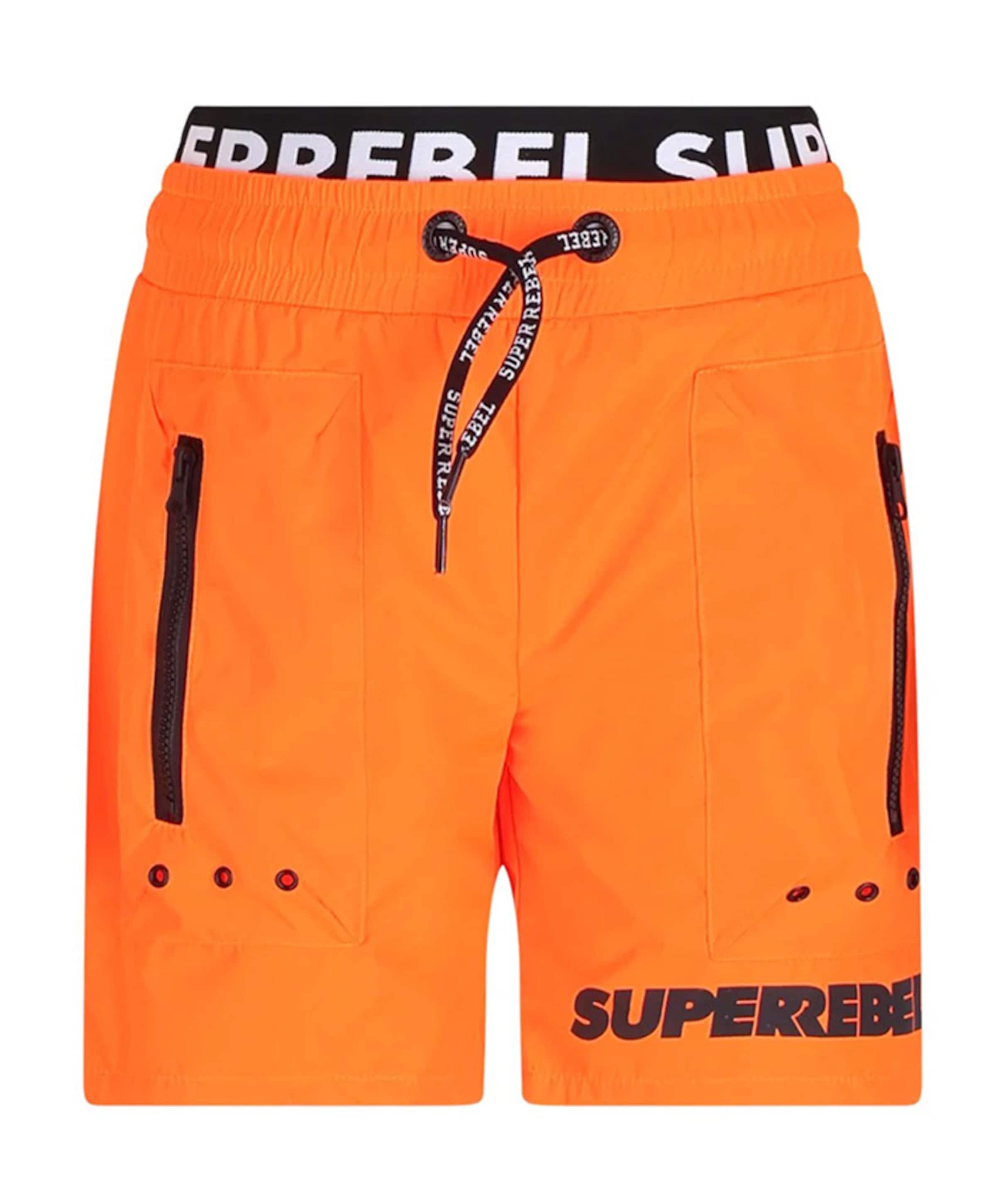 Jongens zwemshort oranje