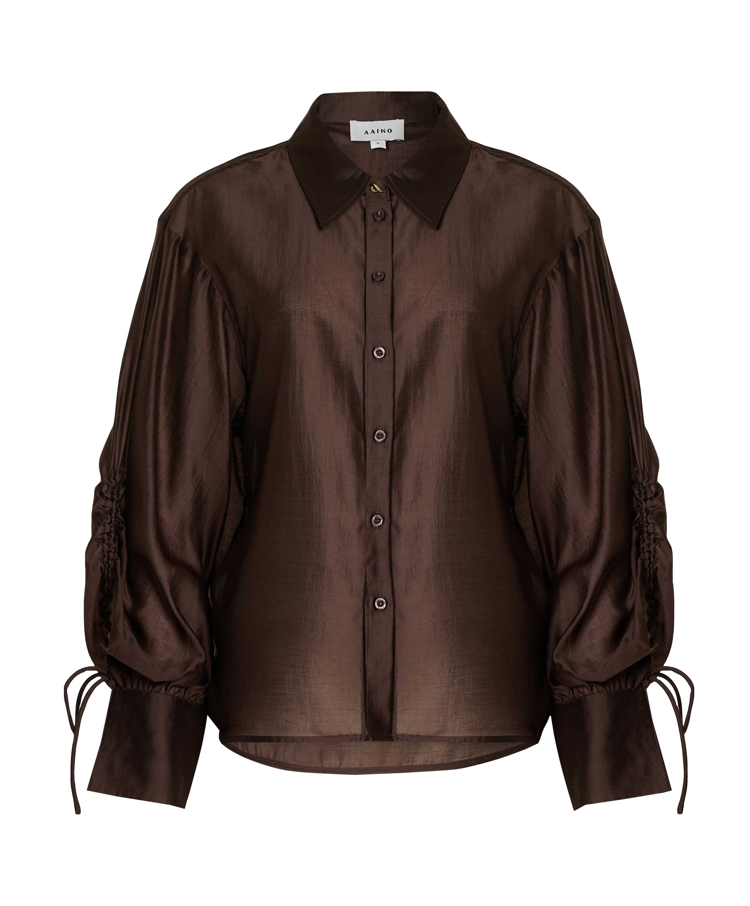 Dames blouse bruin