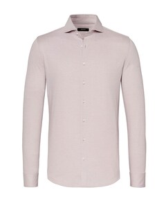 Heren overhemd lange mouw roze