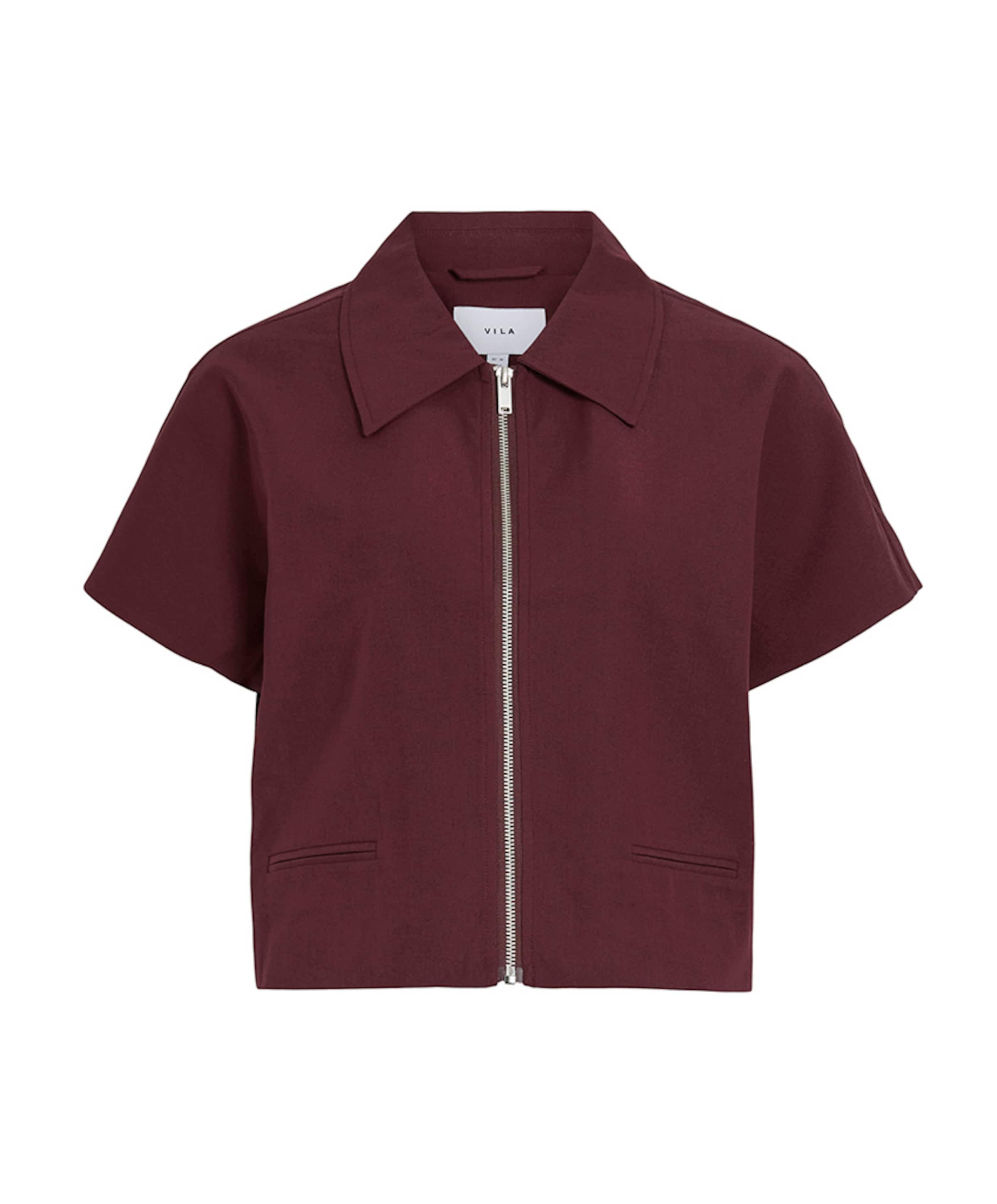Dames vest bordeaux
