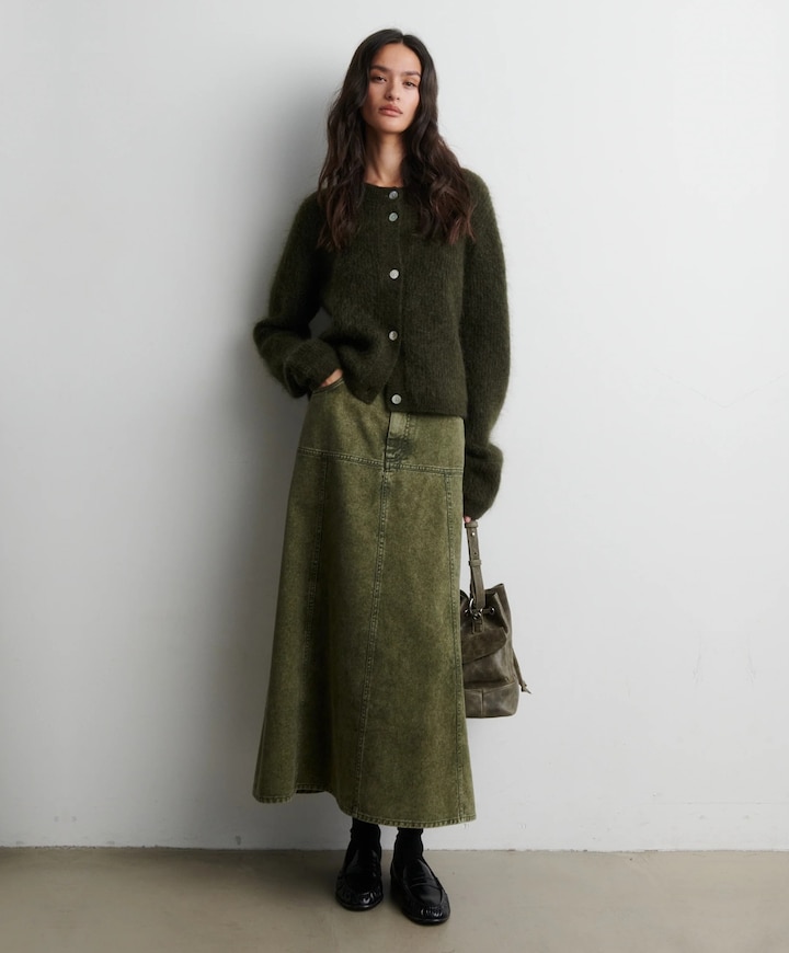 Dames vest groen