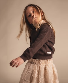 Meisjes trui bruin