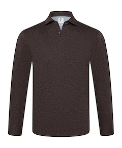 Heren polo bruin