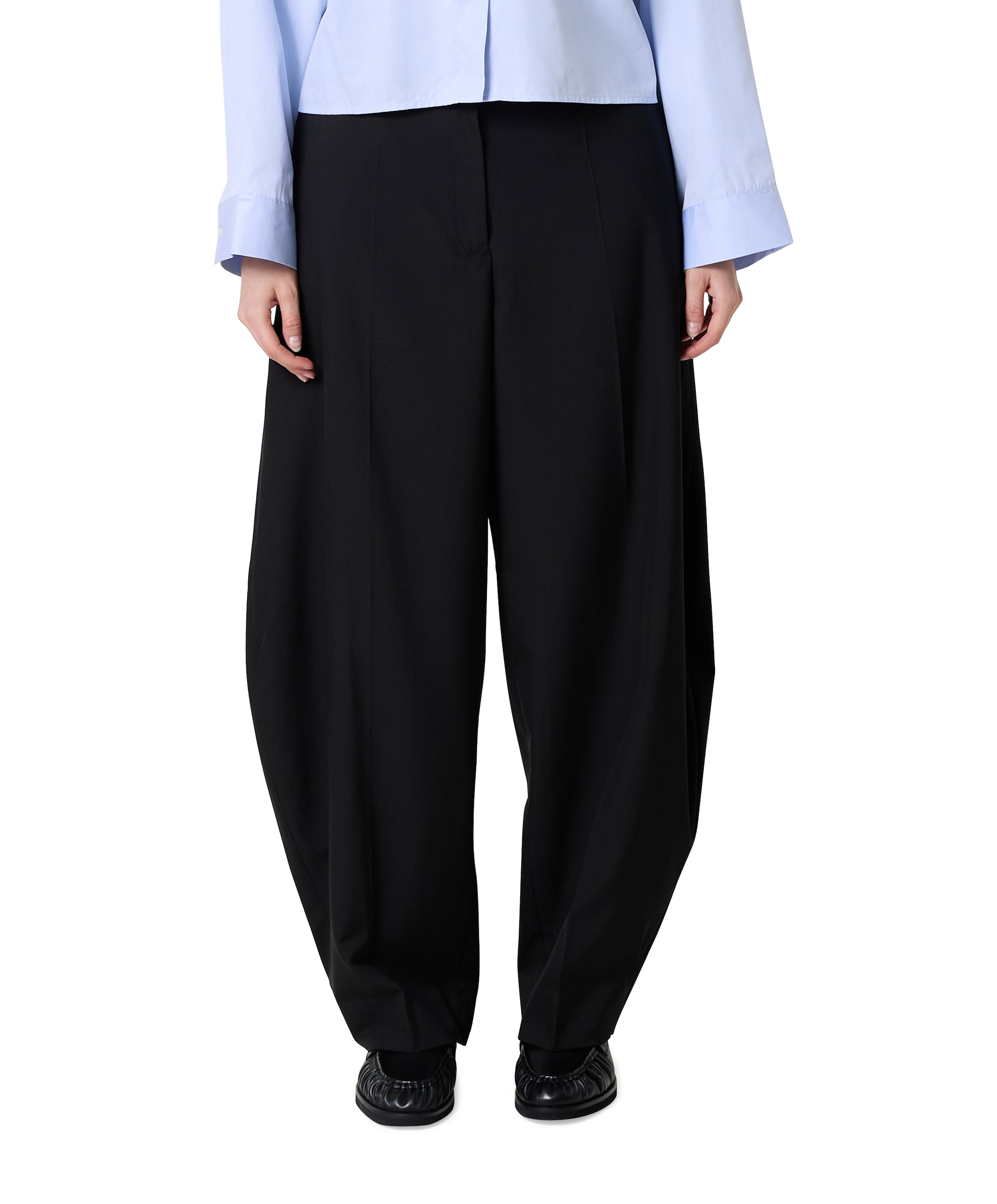 Dante Mid waist dames broek zwart