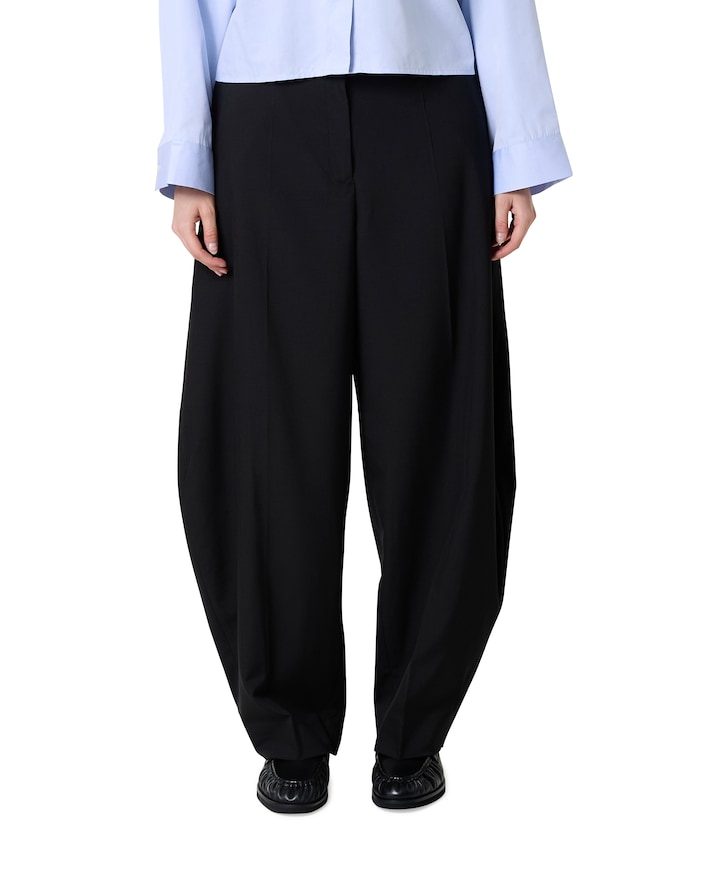 Dante Mid waist dames broek zwart