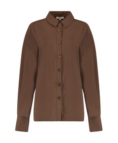 Dames blouse bruin