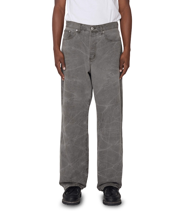 Obey Wrinkle Baggy Denim heren jeans zwart