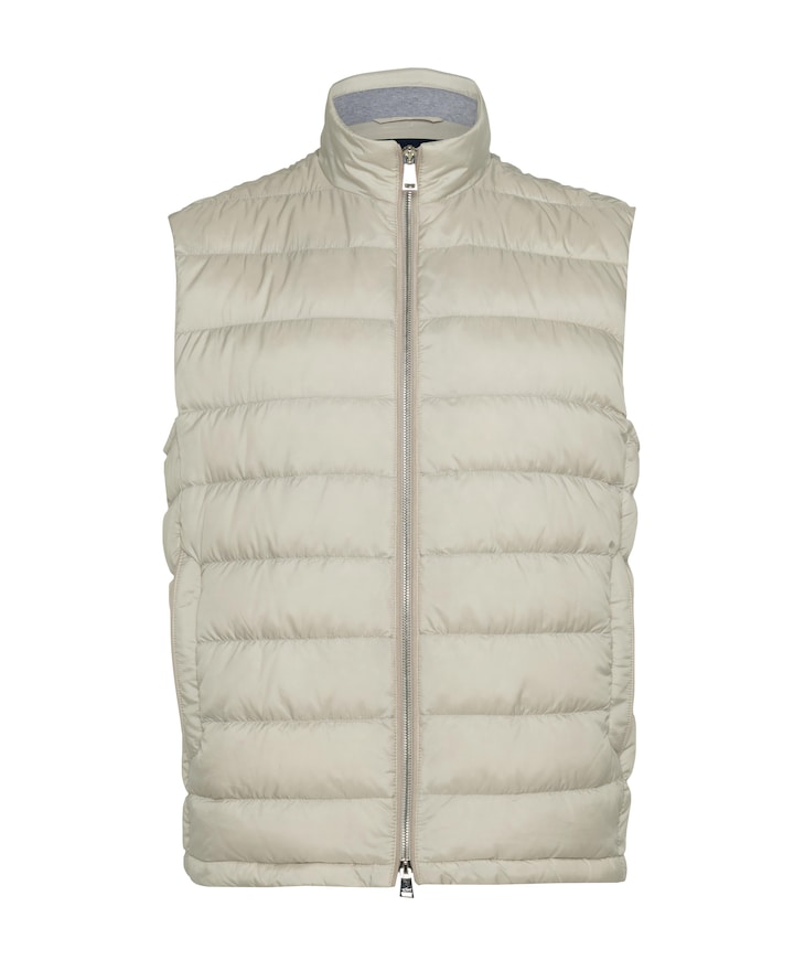 Heren bodywarmer beige