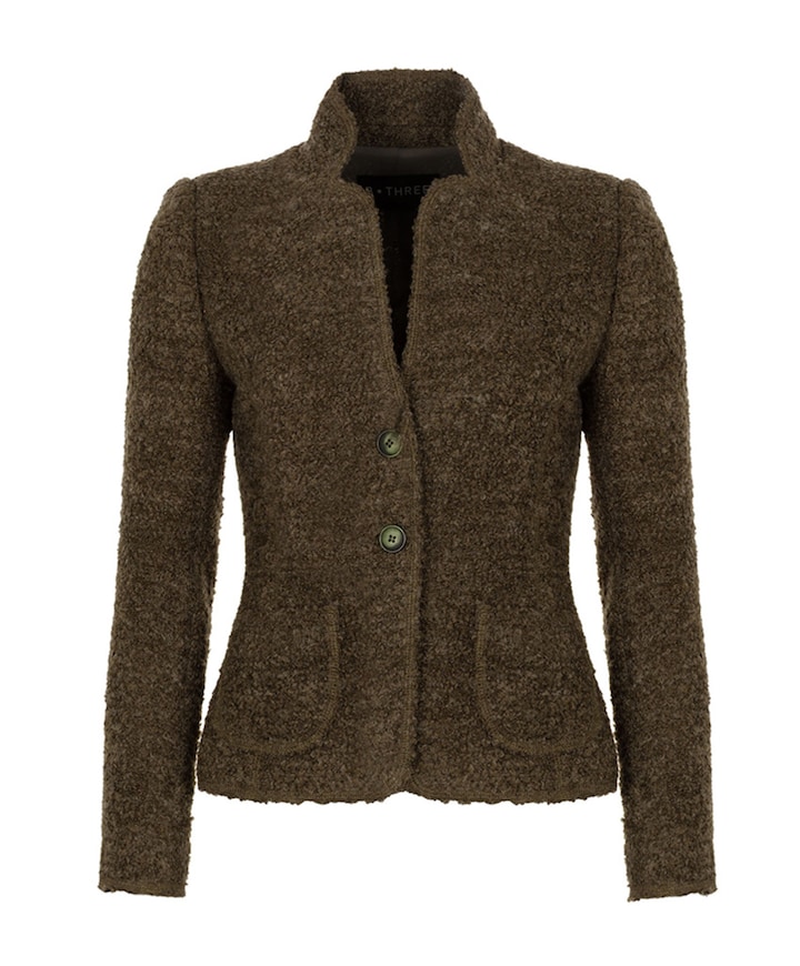 Dames jas groen