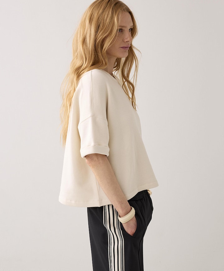 Dames T-shirt ecru
