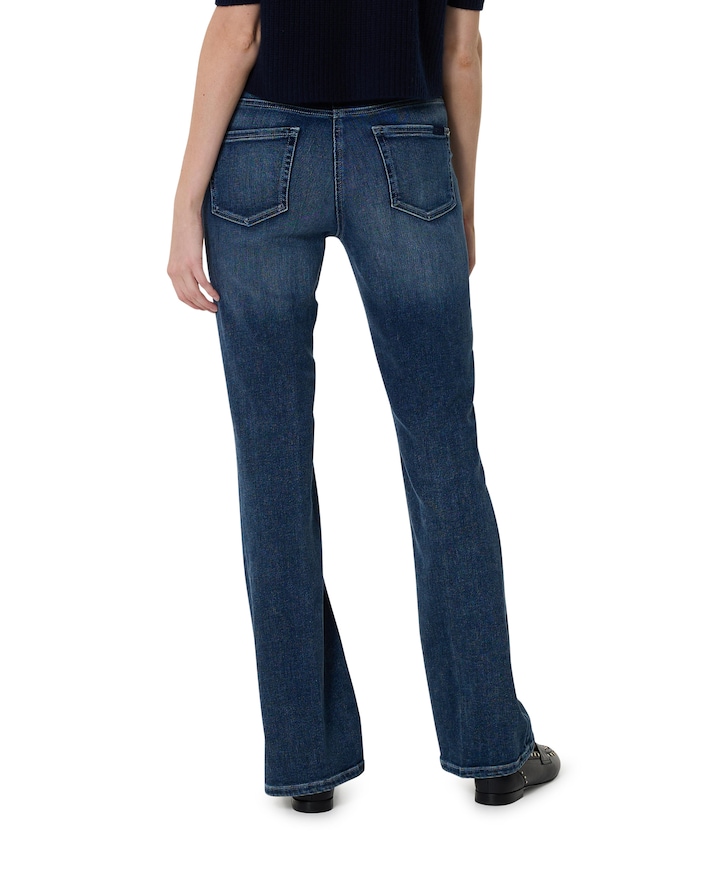 Philia flared dames jeans blauw