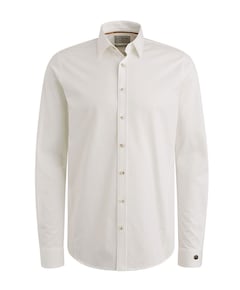Heren overhemd lange mouw ecru