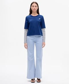 Dames longsleeve blauw