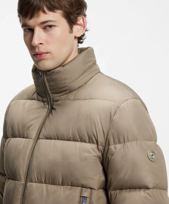 Heren jas beige
