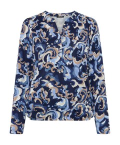 Dames longsleeve blauw