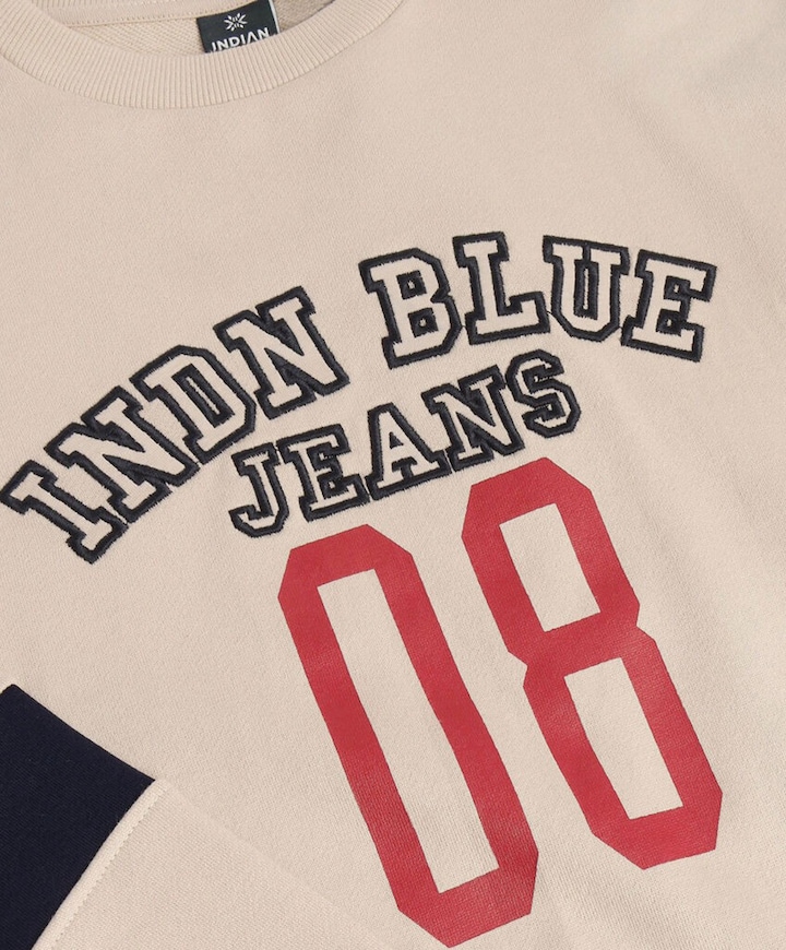 Jongens sweater beige