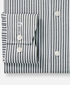 Heren overhemd lange mouw groen