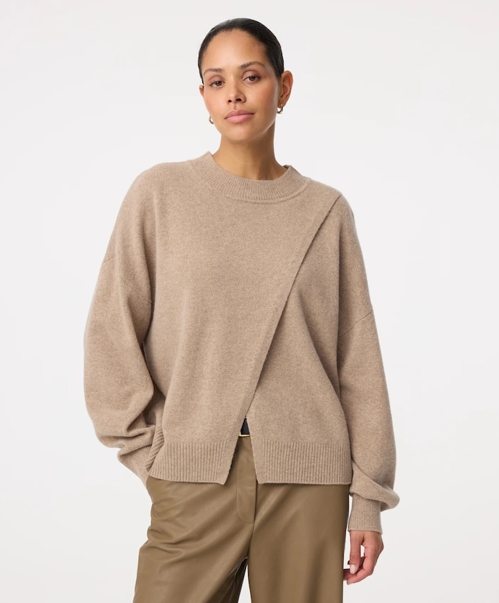 Dames trui beige