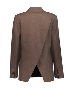 Dames blazer bruin