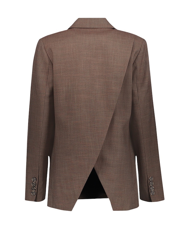 Dames blazer bruin