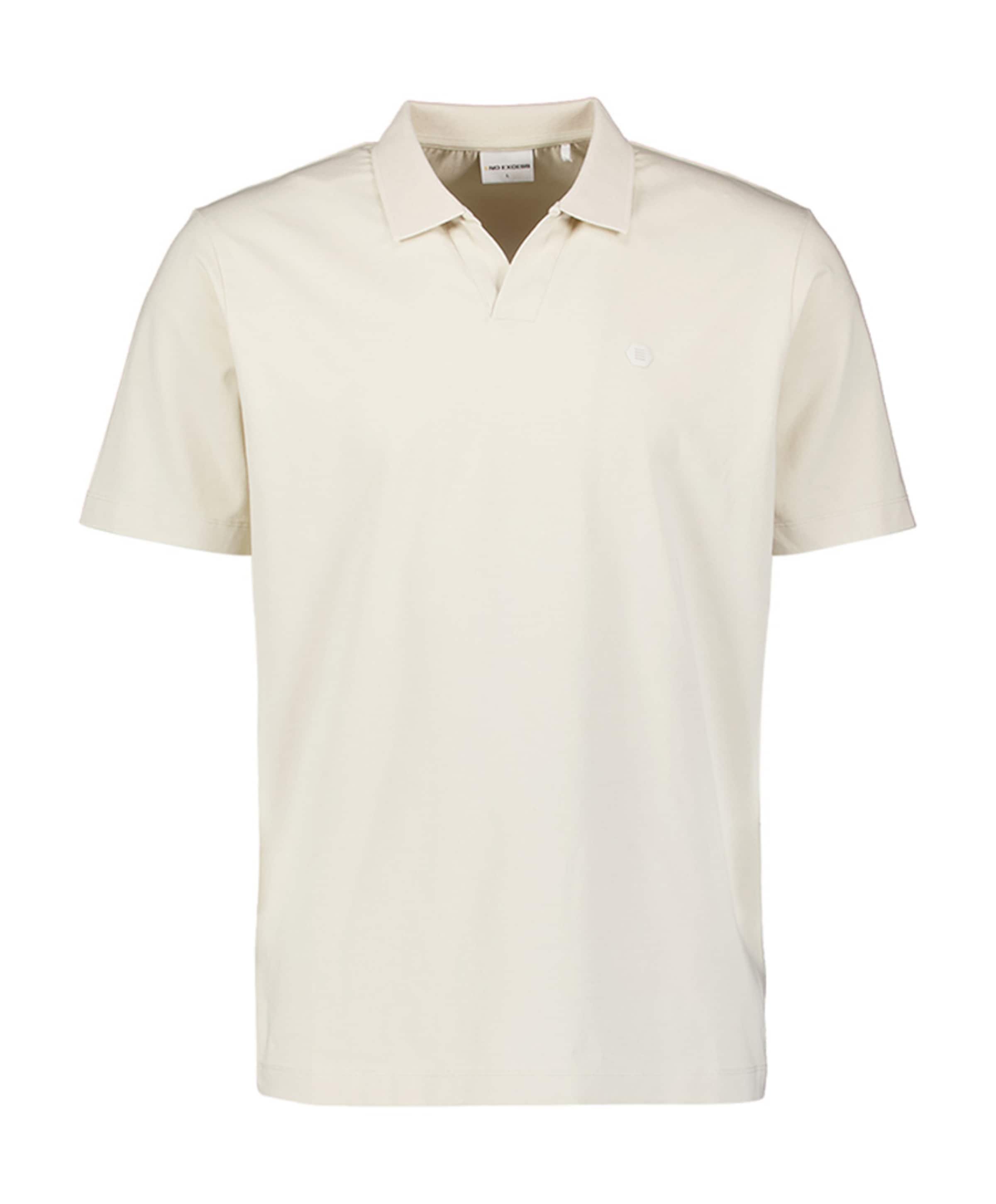 Heren polo beige