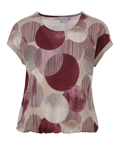 Dames T-shirt bordeaux
