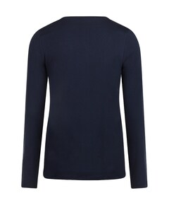 Dames pyjamatop blauw