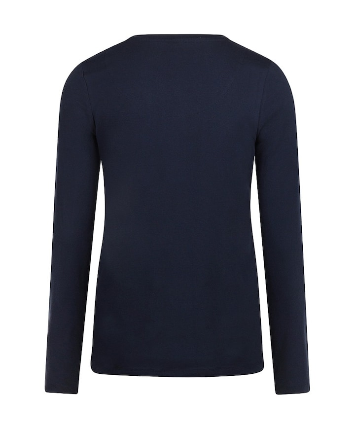 Dames pyjamatop blauw
