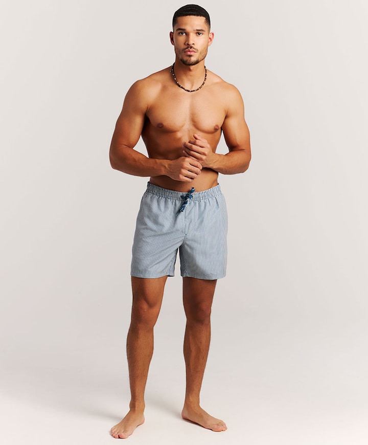 Heren zwemshort blauw