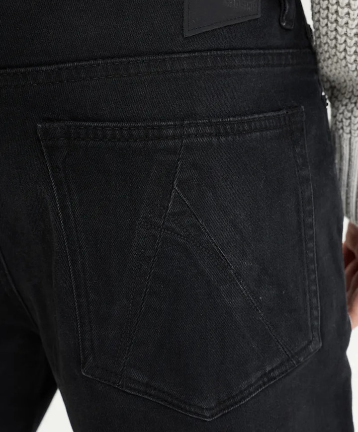 EVAN OBSID heren jeans zwart