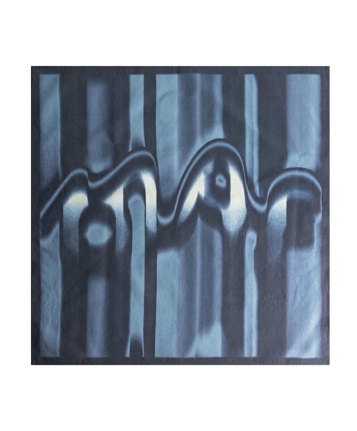 Sjaal blauw