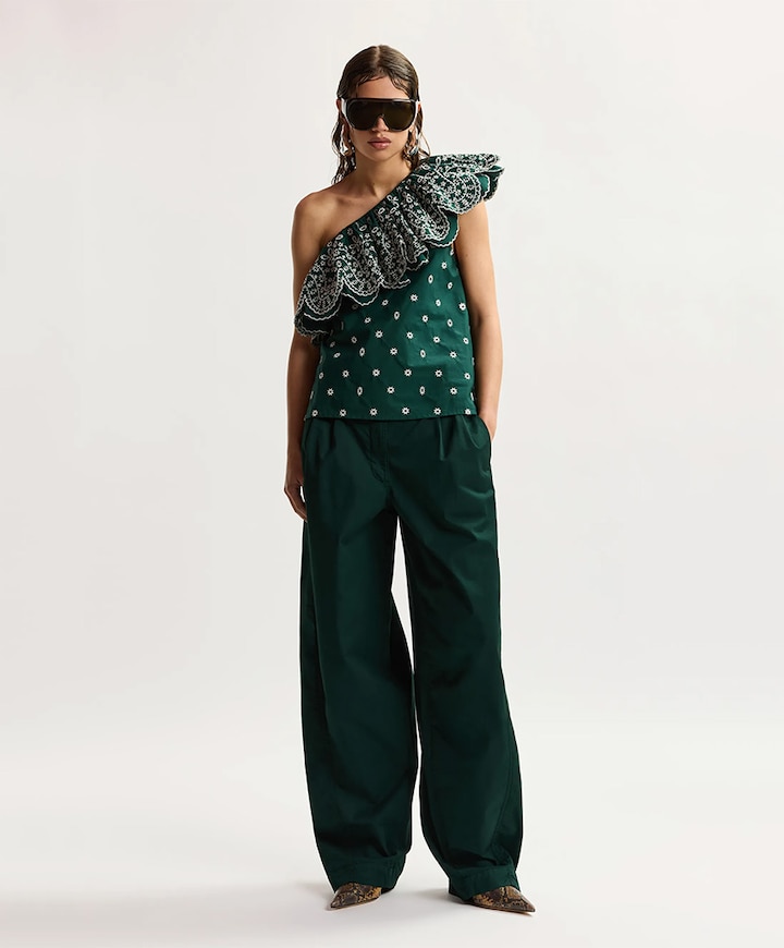 Dames top groen