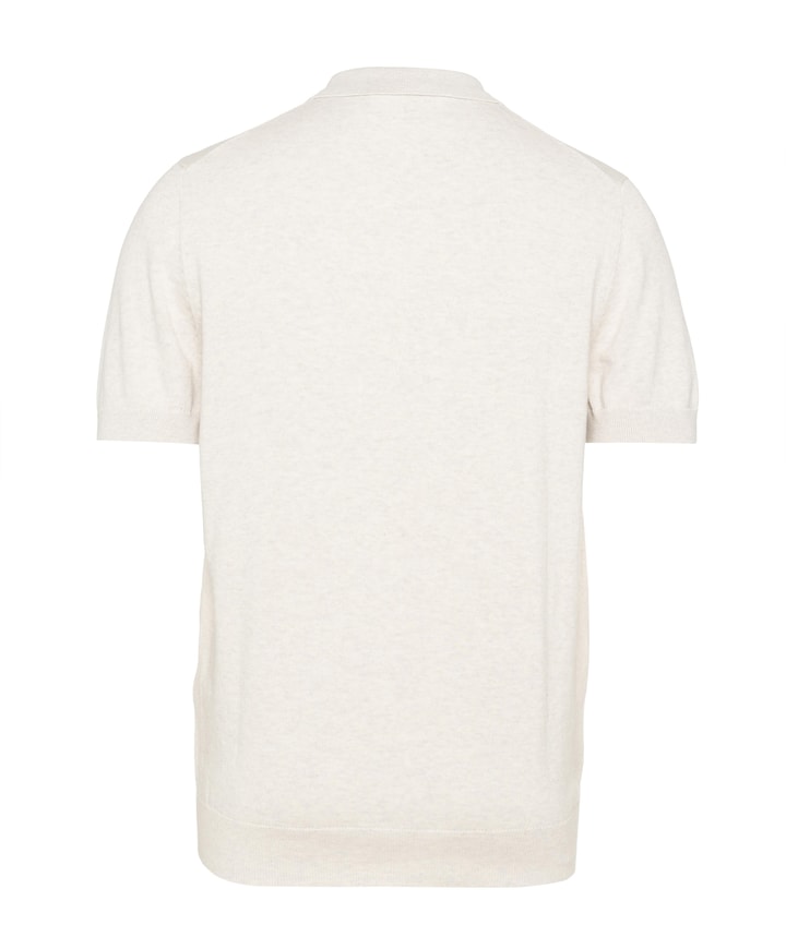 Heren polo beige