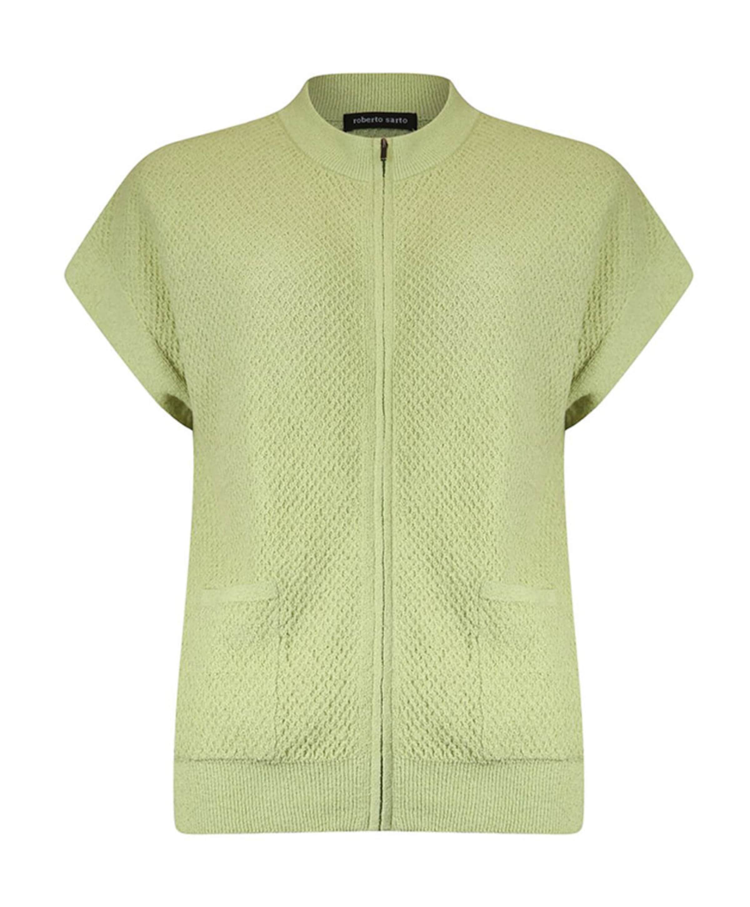 Dames vest groen