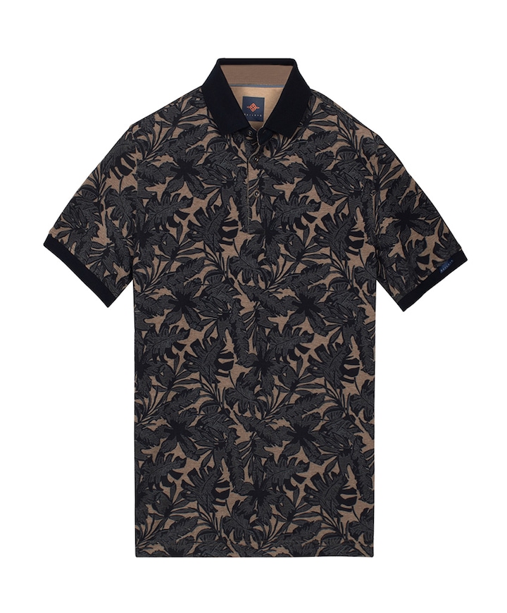 Heren polo blauw