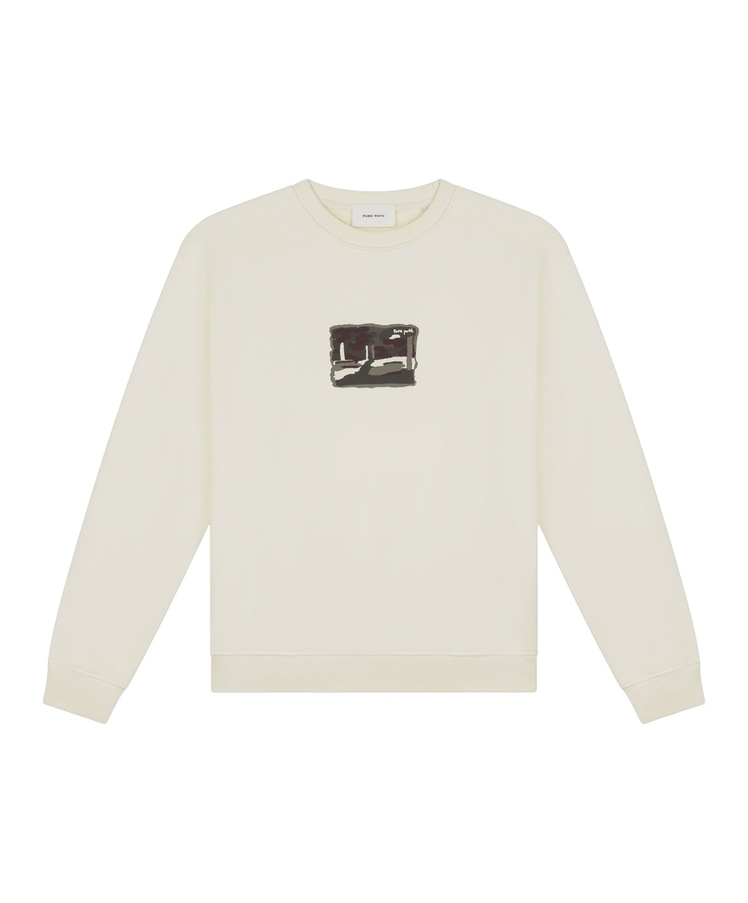 Heren sweater ecru