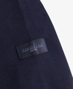 Heren trui met rits blauw