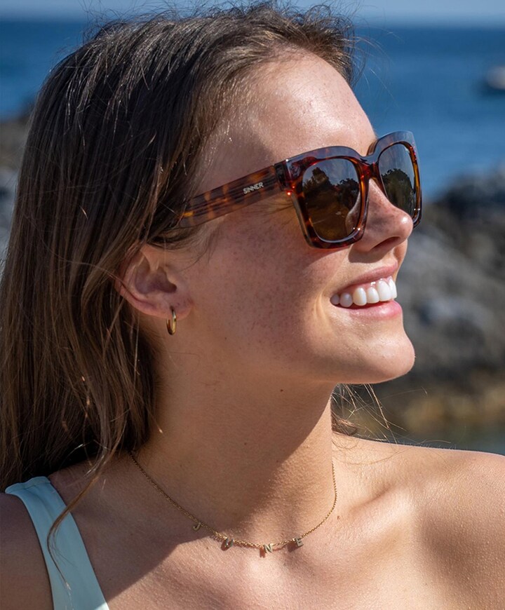 Zonnebril uniseks bruin