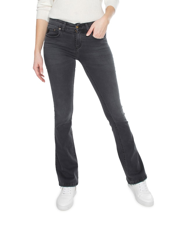 Melrose 5207 Kilian black stone jeans zwart