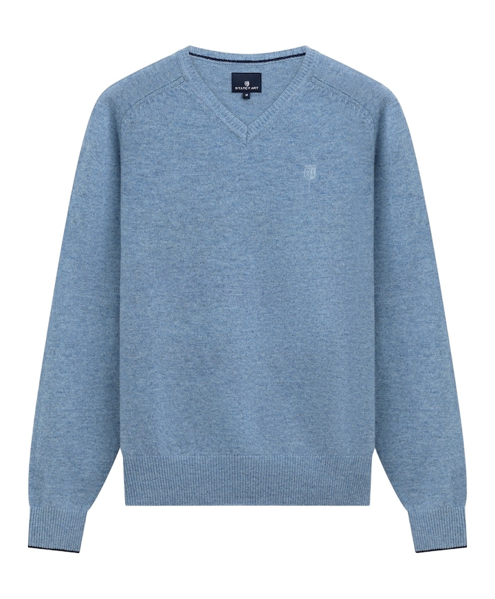 Heren trui blauw