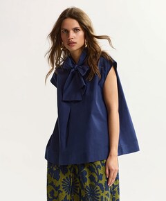 Dames top blauw
