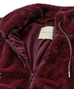 Dames jas bordeaux