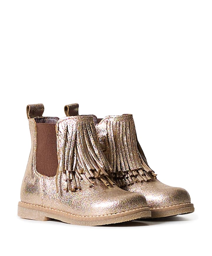 meisjes enkellaarzen goud