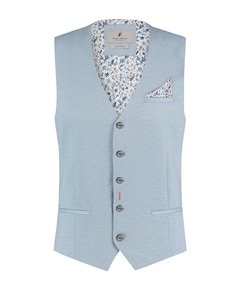 Heren gilet blauw