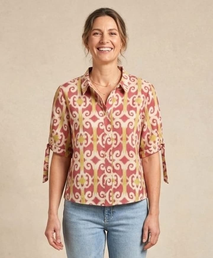Dames blouse roze