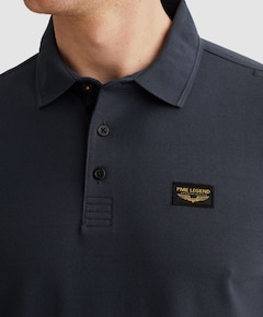 Heren polo blauw
