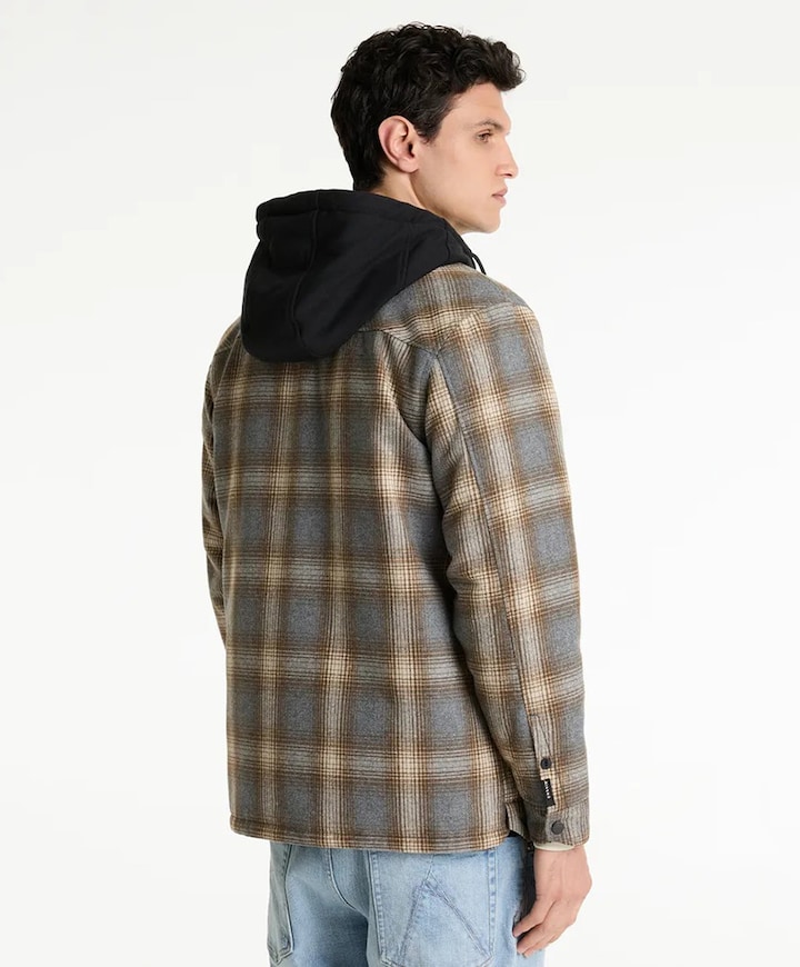 Overshirt bruin