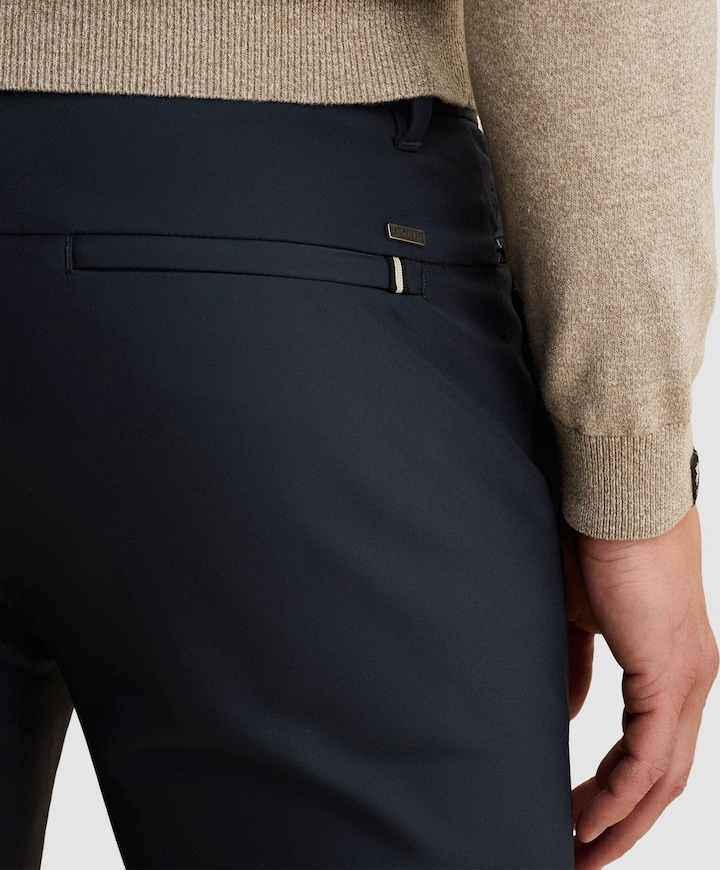 V12 CHINO TECH STRETCH heren broek blauw