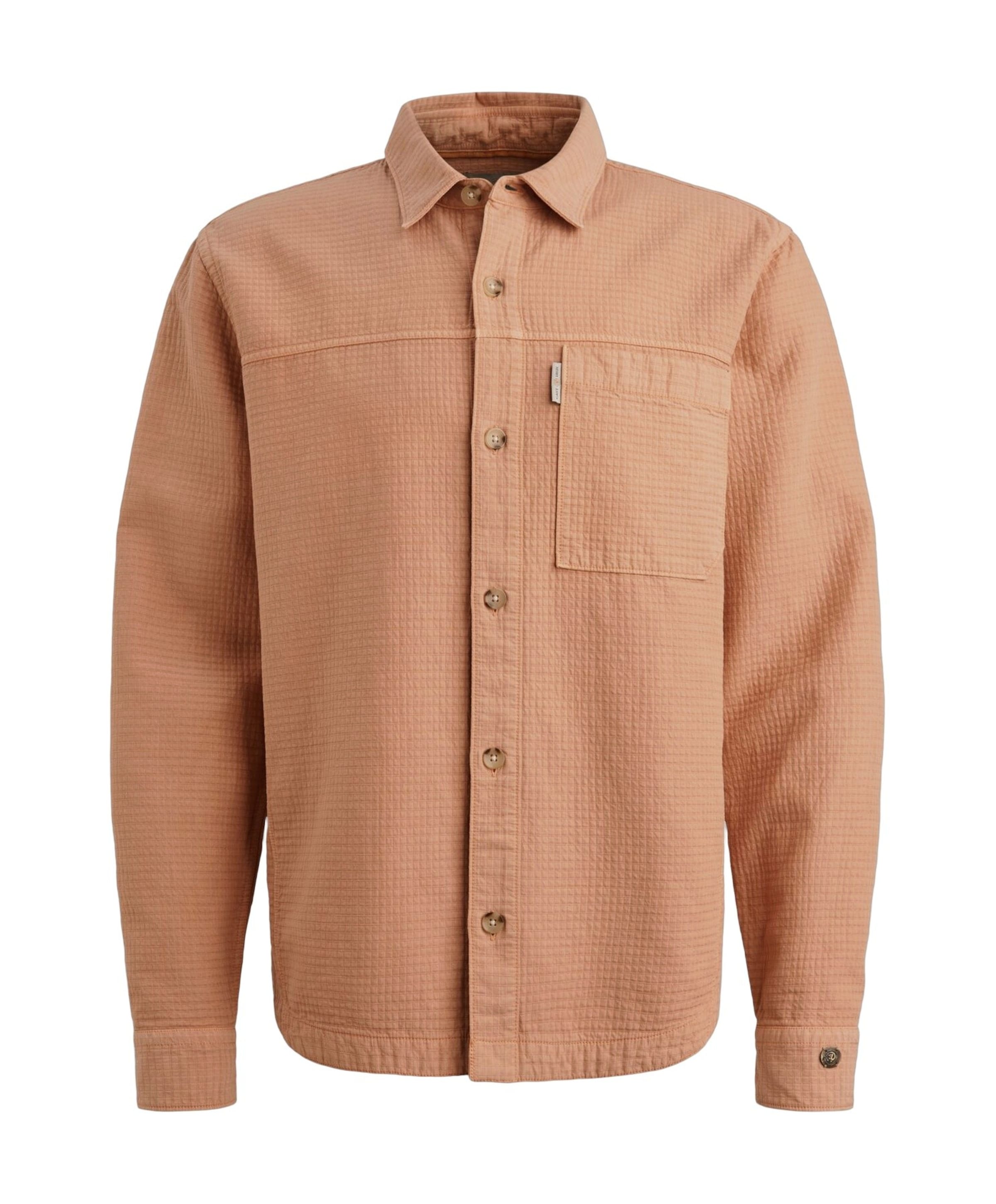 Heren overshirt oranje