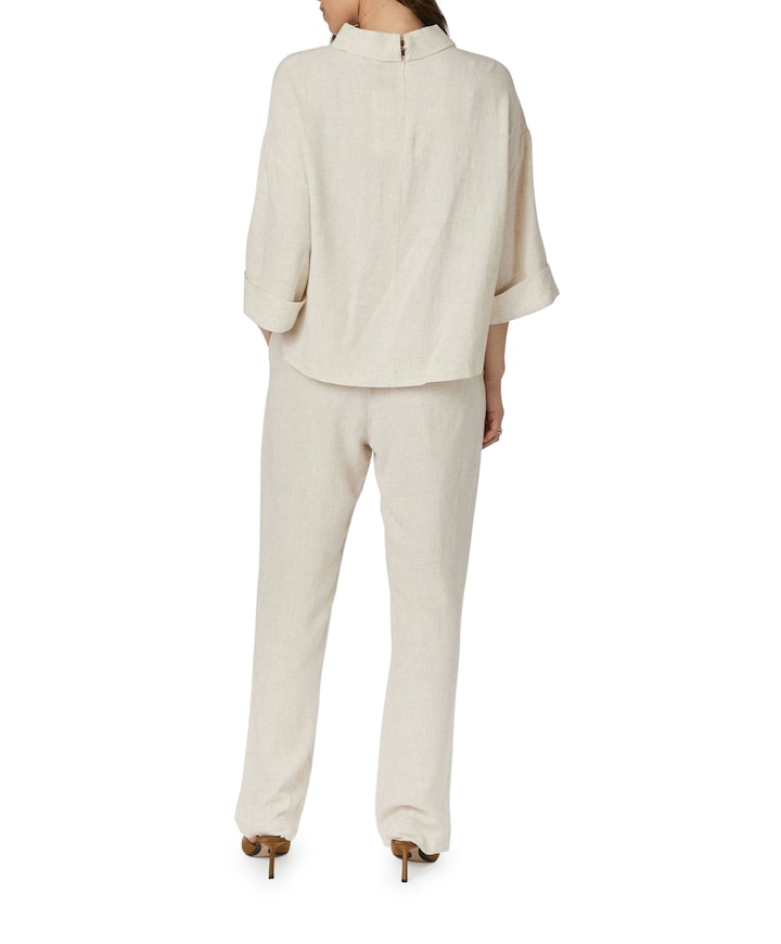 Tatjanna Linen jumpsuit ecru